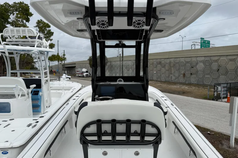 Slide: The Image of 2026 Tidewater 2500 Carolina Bay boat with sleek design and modern features. - 7