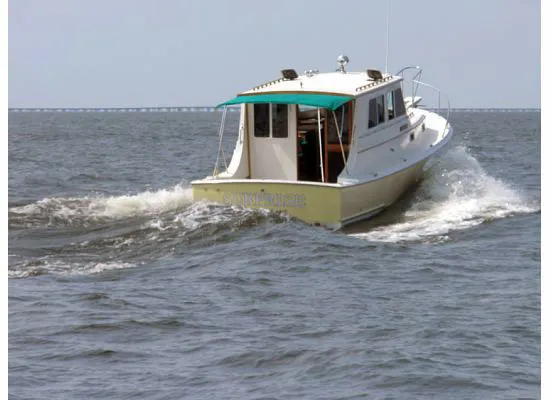 Slide: The Image of Blue Seas Chesapeake Explorer Trawler LA 1986 - 5