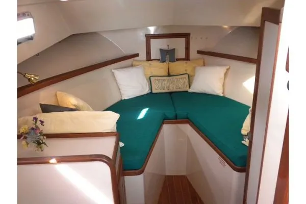 Slide: The Image of Blue Seas Chesapeake Explorer Trawler LA 1986 - 9
