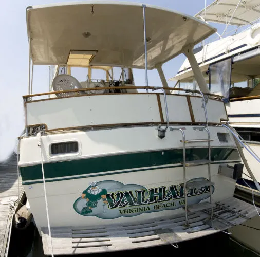 Slide: The Image of KHA SHING TRAWLER Sundeck (twin engine) 1984 - 2