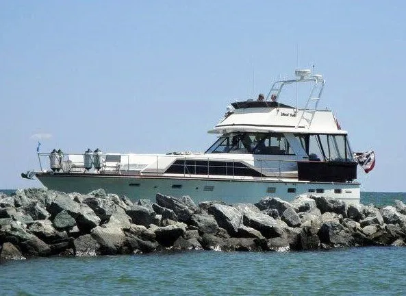 Slide: The Image of Trojan Fly Bridge Motor Yacht (VA) 1974 - 0