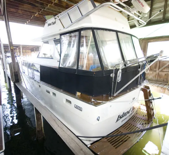 Slide: The Image of Trojan Fly Bridge Motor Yacht (VA) 1974 - 8