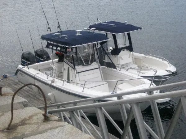 Slide: The Image of Boston Whaler 26 Outrage with Trailer (MA) 2000 - 2