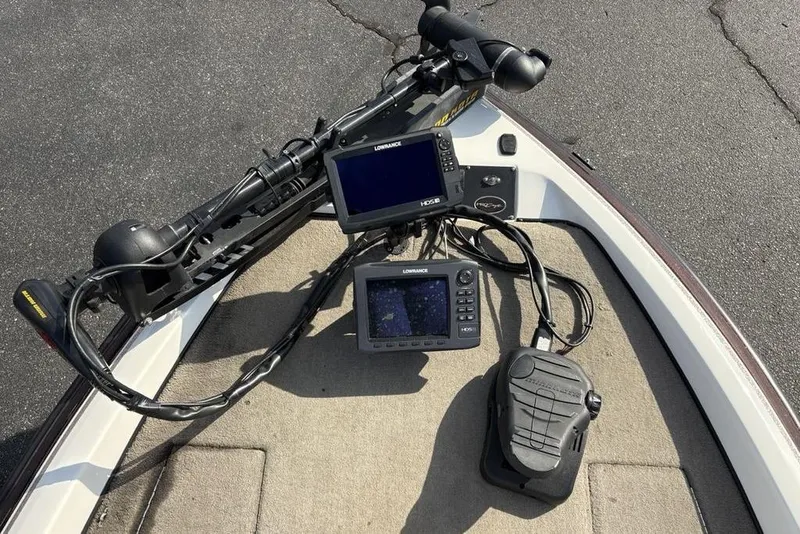 Slide: The Image of 2024 ProCraft 185 Pro boat with advanced navigation and control systems. - 6