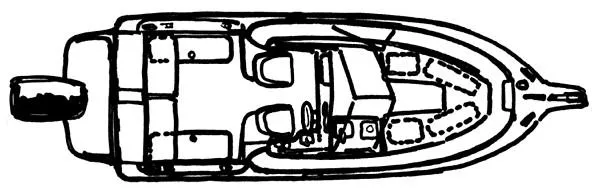 Slide: The Image of Bayliner 2509 Trophy Walkaround 2001 - 11