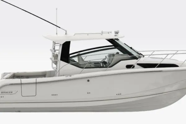 The Image of 2026 Boston Whaler 325 Conquest boat, side view. - 0