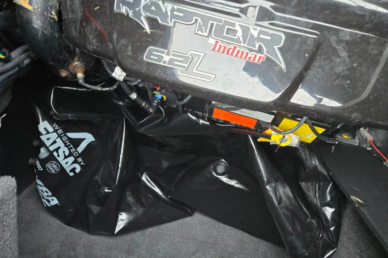 Slide: The Image of Engine compartment of 2021 Moomba Max with Indmar Raptor 6.2L and FatSac ballast system. - 30