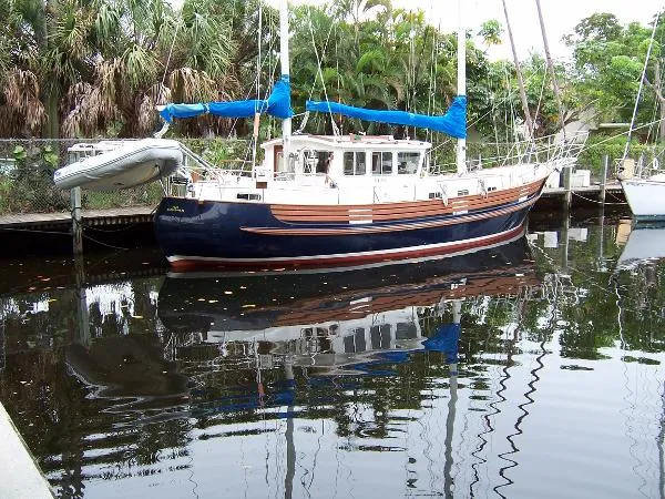 Slide: The Image of Fisher 46 Motorsailer Cutter 1977 - 0