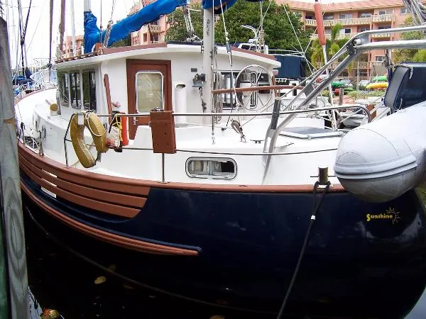 Slide: The Image of Fisher 46 Motorsailer Cutter 1977 - 2