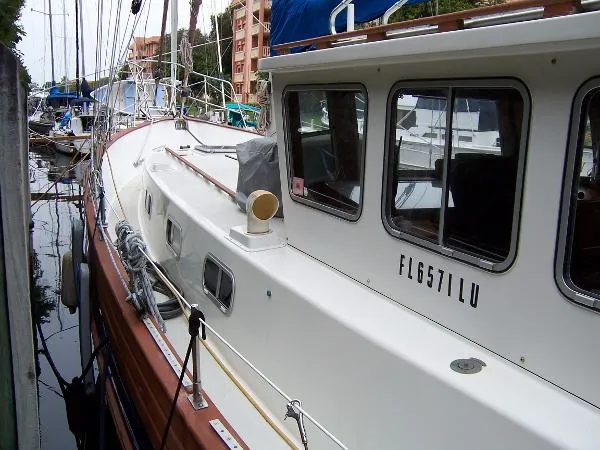 Slide: The Image of Fisher 46 Motorsailer Cutter 1977 - 4