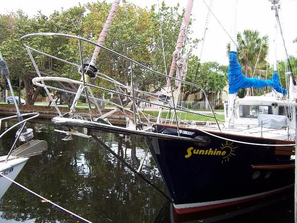 Slide: The Image of Fisher 46 Motorsailer Cutter 1977 - 5