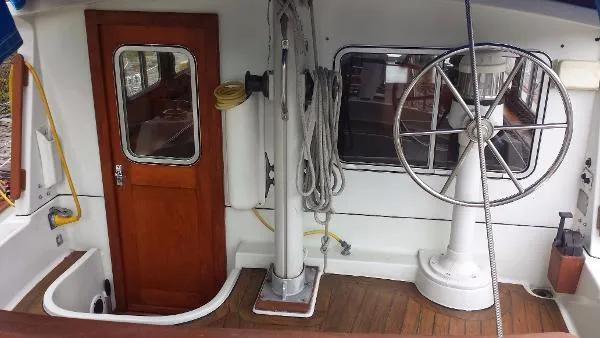 Slide: The Image of Fisher 46 Motorsailer Cutter 1977 - 9
