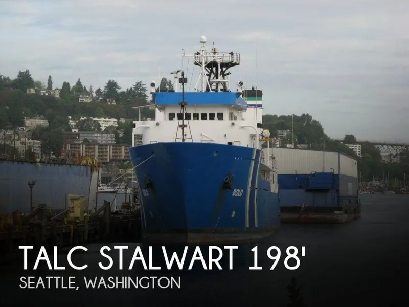 Slide: The Image of Tacoma Boatbuilding Co., Inc. 224' Ocean Survey Vessel, Stalwart Class T-AGOS-12 1988 - 0