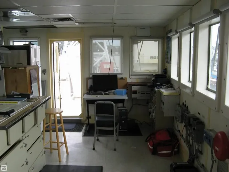 Slide: The Image of Tacoma Boatbuilding Co., Inc. 224' Ocean Survey Vessel, Stalwart Class T-AGOS-12 1988 - 4