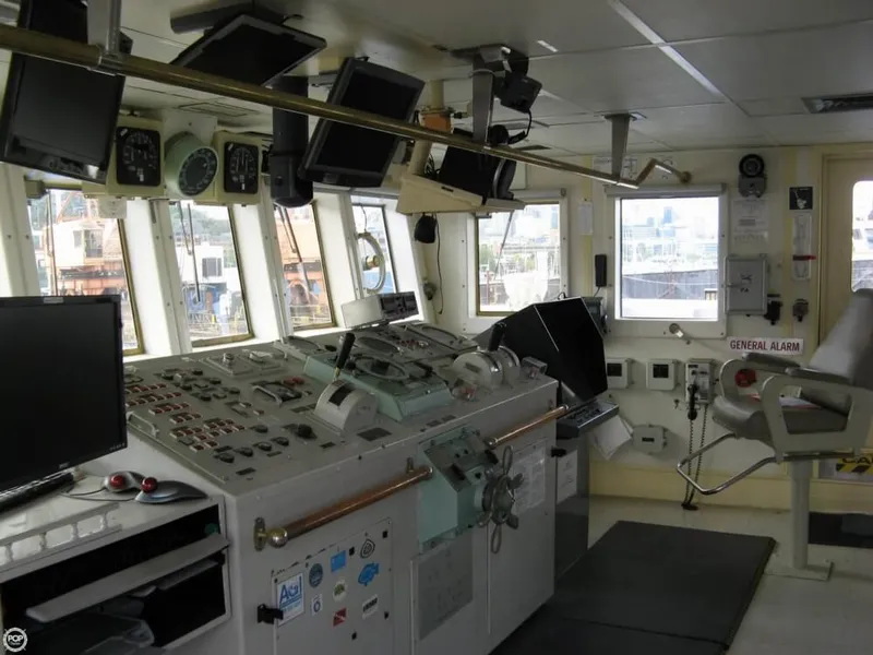 Slide: The Image of Tacoma Boatbuilding Co., Inc. 224' Ocean Survey Vessel, Stalwart Class T-AGOS-12 1988 - 5