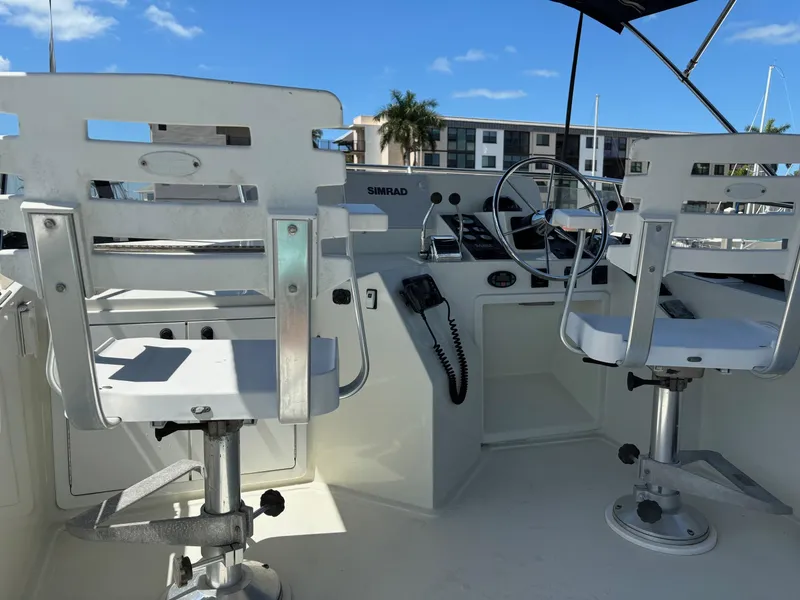 Slide: The Image of Interior of a 2004 Sabreline 36 Sedan boat. - 9