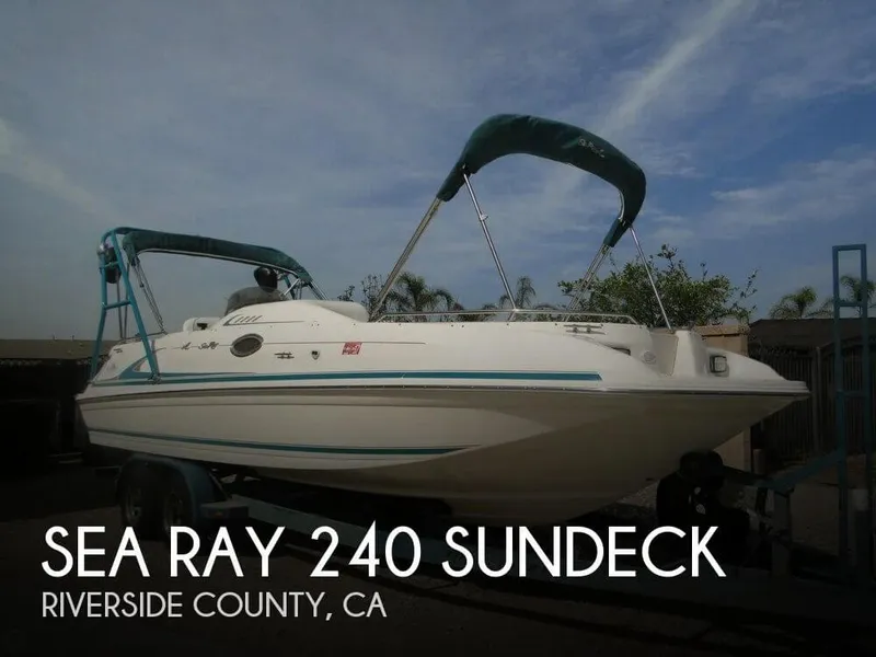 Slide: The Image of Sea Ray 240 Sundeck 1998 - 0