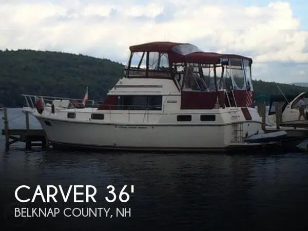 Slide: The Image of Carver Yachts 3607 Aft Cabin 1988 - 0