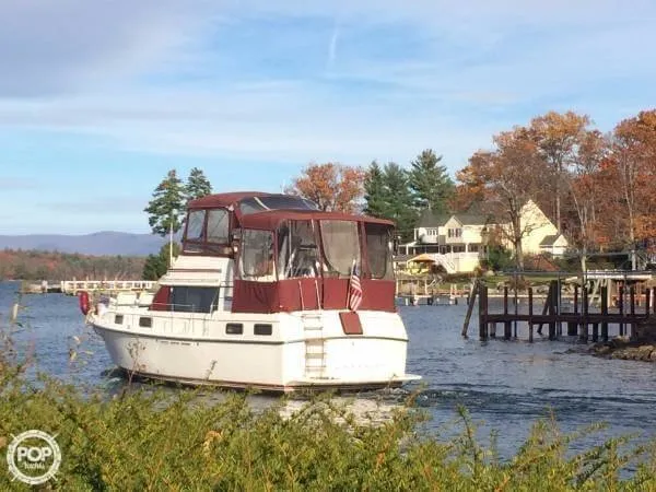 Slide: The Image of Carver Yachts 3607 Aft Cabin 1988 - 1