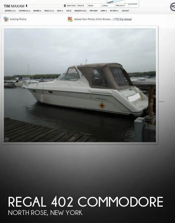 Slide: The Image of Regal 402 Commodore 1997 - 0