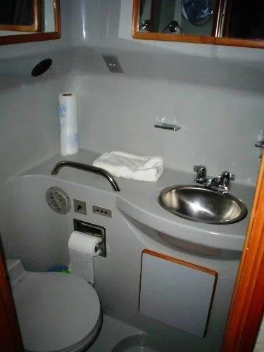 Slide: The Image of Sea Ray 380 Aft Cabin Motor Yacht 1990 - 3