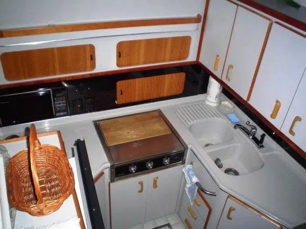 Slide: The Image of Sea Ray 380 Aft Cabin Motor Yacht 1990 - 6