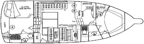 Slide: The Image of Sea Ray 380 Aft Cabin Motor Yacht 1990 - 8