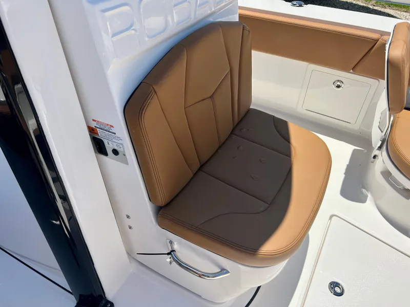 Slide: The Image of Brown seat in Robalo 266 Cayman boat, year 2025. - 28
