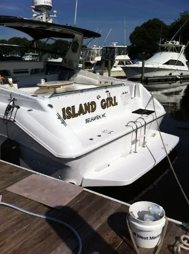 Slide: The Image of Sea Ray 440 Sundancer 1992 - 5