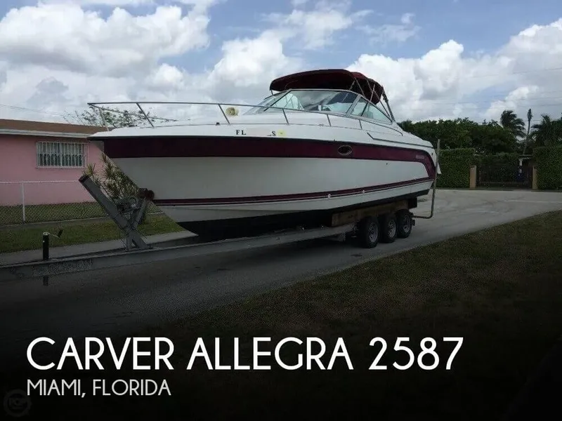 Slide: The Image of Carver Yachts Allegra 2587 1989 - 0