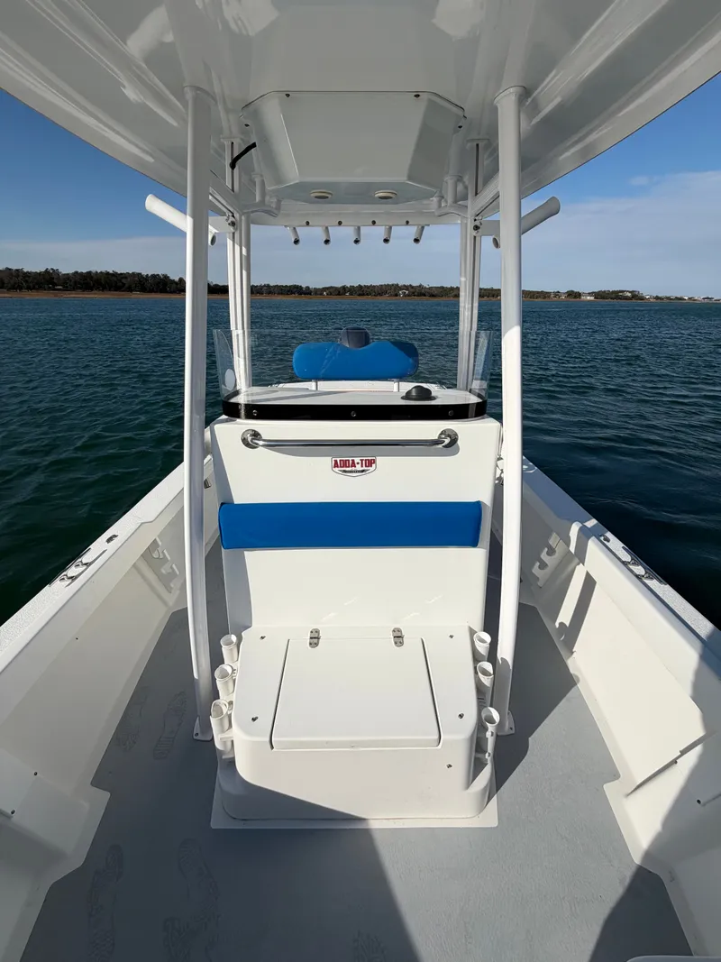 Slide: The Image of Eastern 22 Center Console boat, 2022, on calm waters. - 10