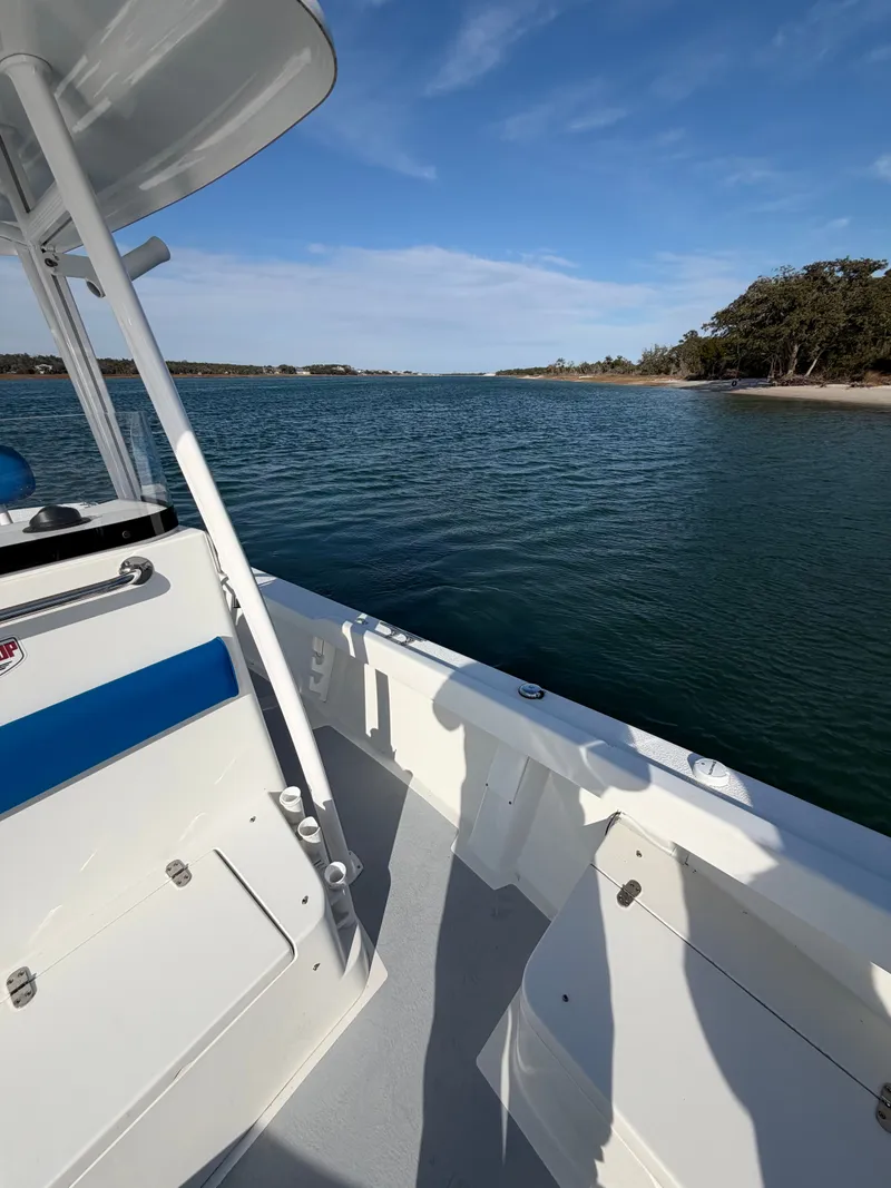 Slide: The Image of Eastern 22 Center Console boat on calm water, 2022 model. - 11