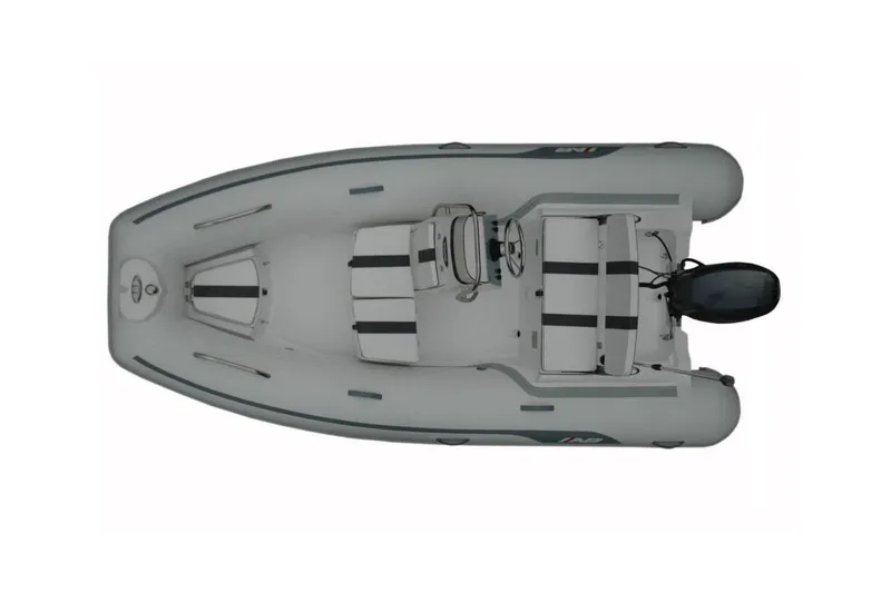 Slide: The Image of Manufacturer Provided Image: AB Inflatables Oceanus 13 VST 2026 inflatable boat, top view. - 6