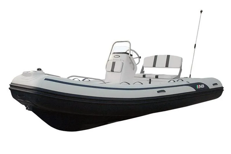 Slide: The Image of Manufacturer Provided Image: 2026 AB Inflatables Oceanus 14 VST inflatable boat, side view. - 3