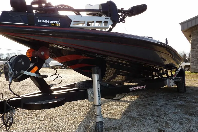 Slide: The Image of 2024 Phoenix 721 ProXP boat on trailer with Minn Kota Ultrex motor. - 44