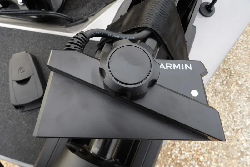 Slide: The Image of Garmin device on 2026 Crestliner XFC 189 boat, featuring advanced navigation technology. - 45