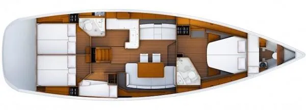 Slide: The Image of Jeanneau 53 Offshore Cruising Sailboat 2011 - 1