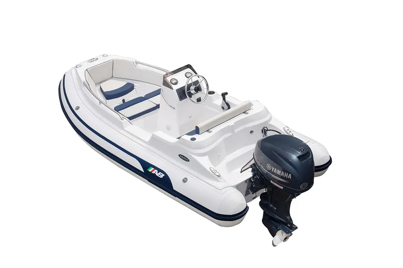 The Image of Manufacturer Provided Image: 2026 AB Inflatables Nautilus 12 DLX with Yamaha outboard motor. - 0