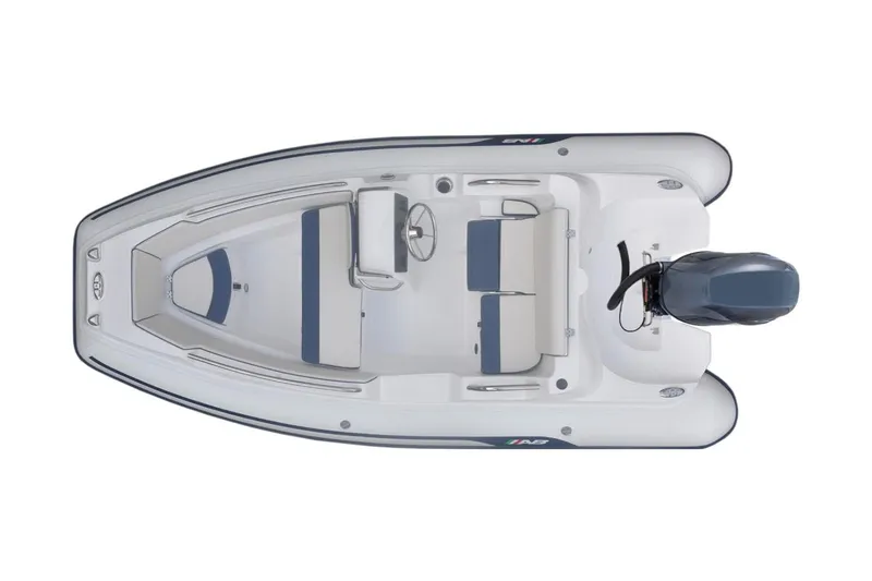 Slide: The Image of Manufacturer Provided Image: Aerial view of AB Inflatables Nautilus 13 DLX boat, 2026 model. - 6