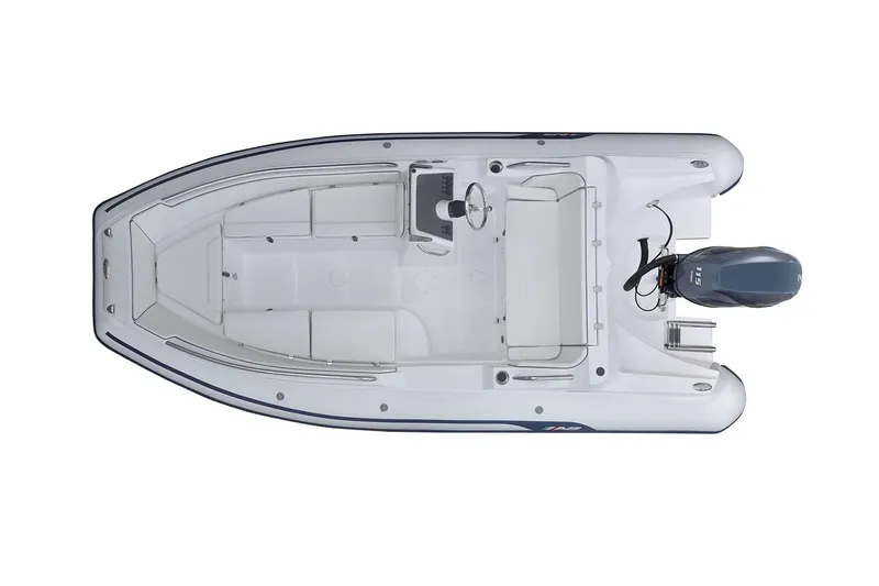 Slide: The Image of Manufacturer Provided Image: Aerial view of 2026 AB Inflatables Nautilus 17 DLX boat. - 8