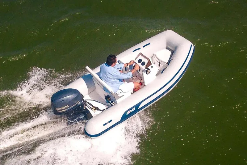 Slide: The Image of Manufacturer Provided Image: AB Inflatables Mares 10 VSX 2026 cruising on water. - 1