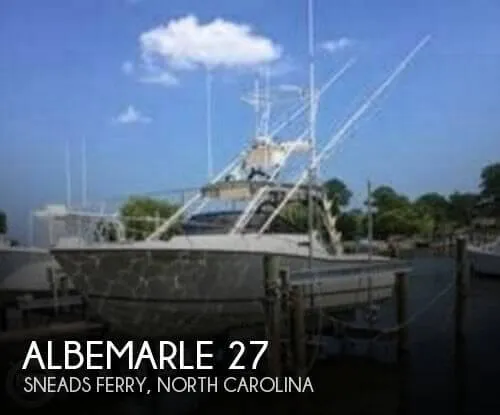 Slide: The Image of Albemarle Express Fisherman 27 1989 - 0
