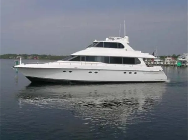 Slide: The Image of Lazzara Yachts 76 Motor Yacht Sky Lounge 1997 - 0