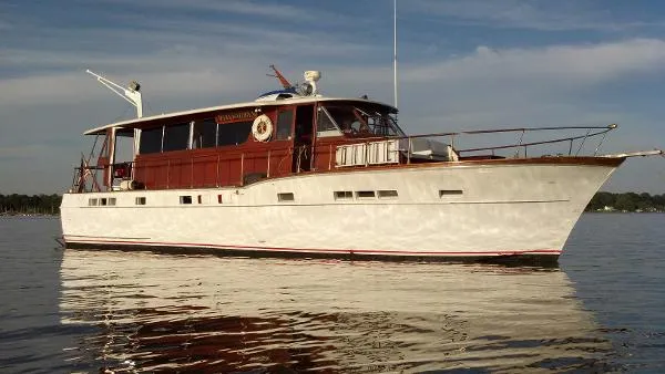 Slide: The Image of Chris-Craft 56 Salon Motor Yacht 1957 - 1