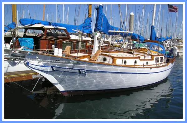 Slide: The Image of Hardin 40 Sea Wolf Ketch 1973 - 0