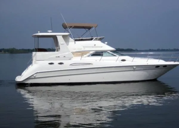 Slide: The Image of Sea Ray 420 Aft Cabin 1998 - 0