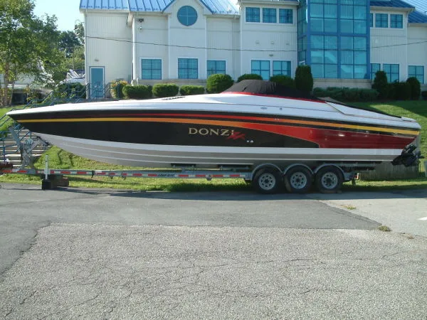 Slide: The Image of Donzi ZX w/Trailer HUGE Reduction 1996 - 7