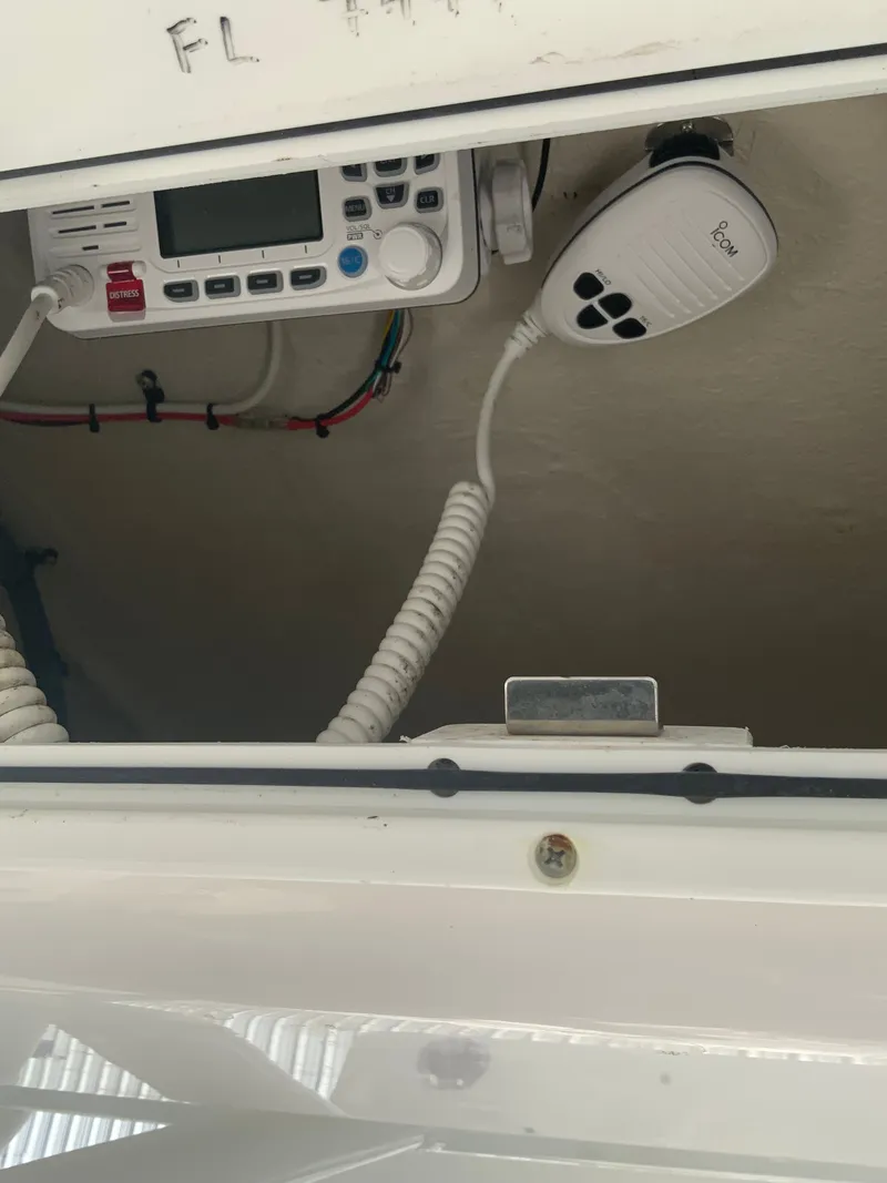 Slide: The Image of Radio equipment in Sea Fox 228 Commander boat, year 2022. - 35