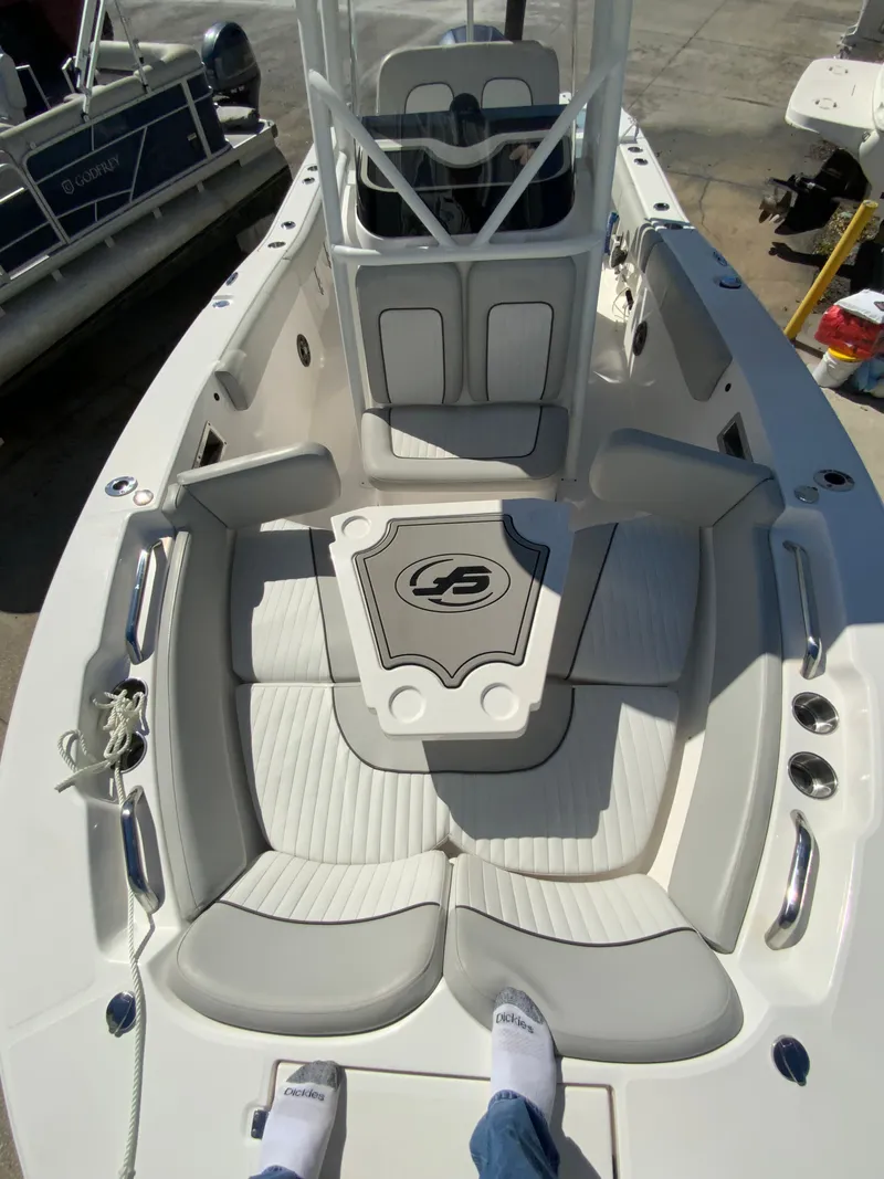 Slide: The Image of Interior view of a 2022 Sea Fox 228 Commander boat. - 45