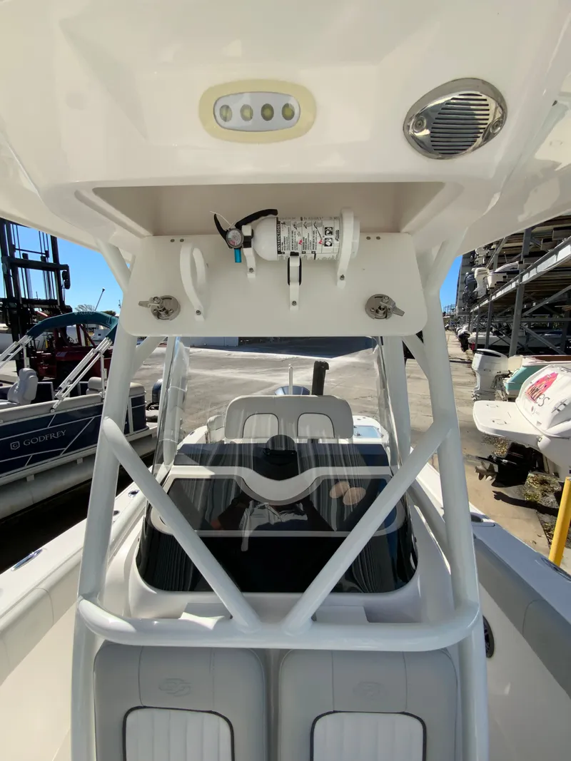 Slide: The Image of Interior view of a 2022 Sea Fox 228 Commander boat. - 48